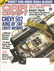 CAR CRAFT 1993 FEB - TOKICO T'BIRD, GM CRATE MOTORS
